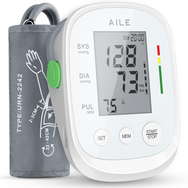 Blood Pressure Monitor, AILE Blood Pressure Machine Upper Arm Large