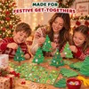 24Pcs Christmas Tree Crafts Kit,DIY Christmas Tree Decorations Set