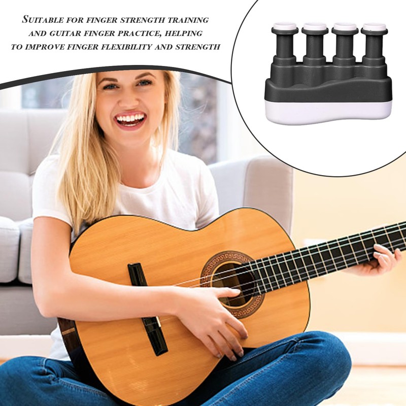 2 Pieces Finger Trainer, Guitar Finger Trainer, Finger Strength Trainer,