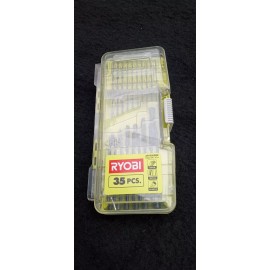 Ryobi 35-Piece Black Oxide Drill Bit Set Sizes 1/16"-5/16" With Case