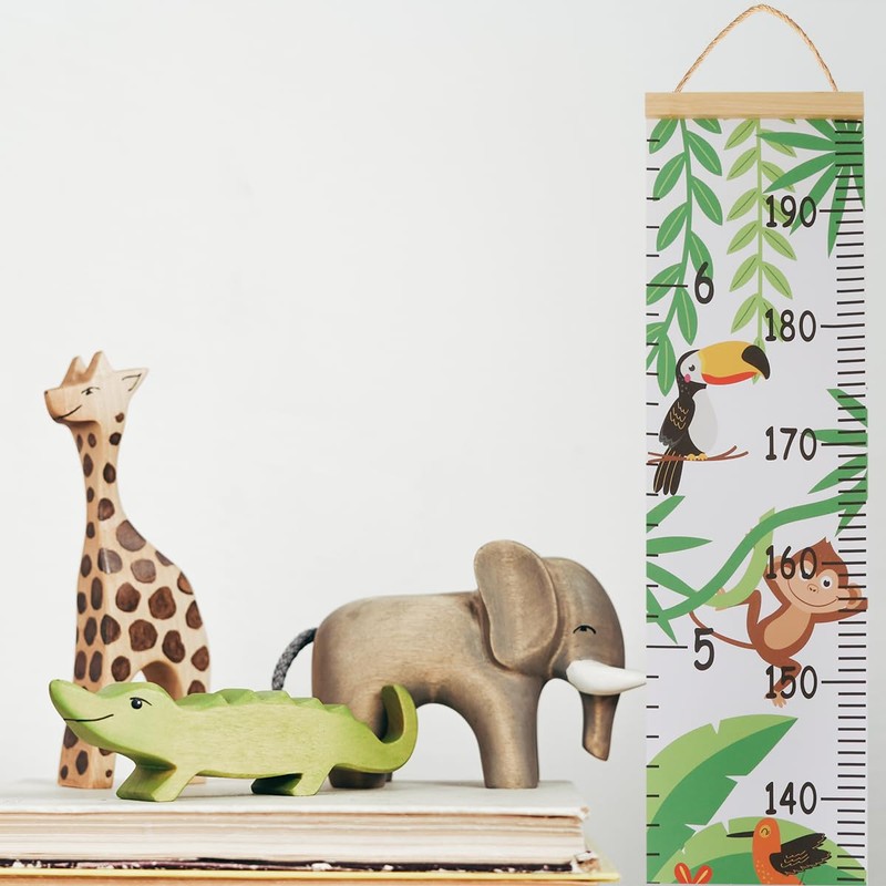 Wall Height Chart - Wooden Wall Ruler for Kids,Growth Chart