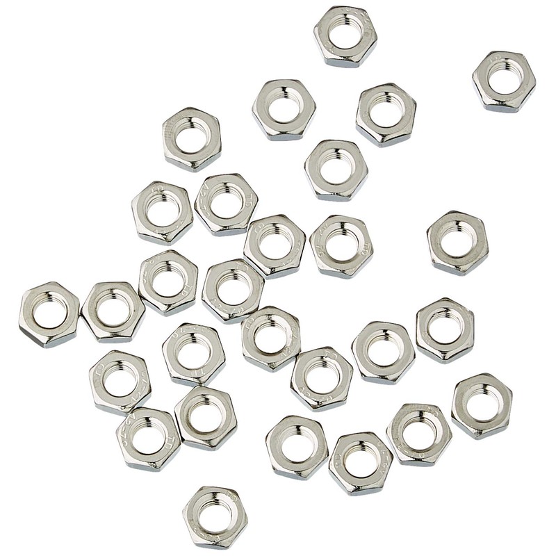 AHCMetric Hexagonal (Hex) Full Nuts A2 Stainless Steel M6 6mm