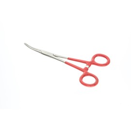 SE 664 FSI Self Locking Gebogene Pinzette mit Isolierte Griffe, 6–1/10,2 cm rot