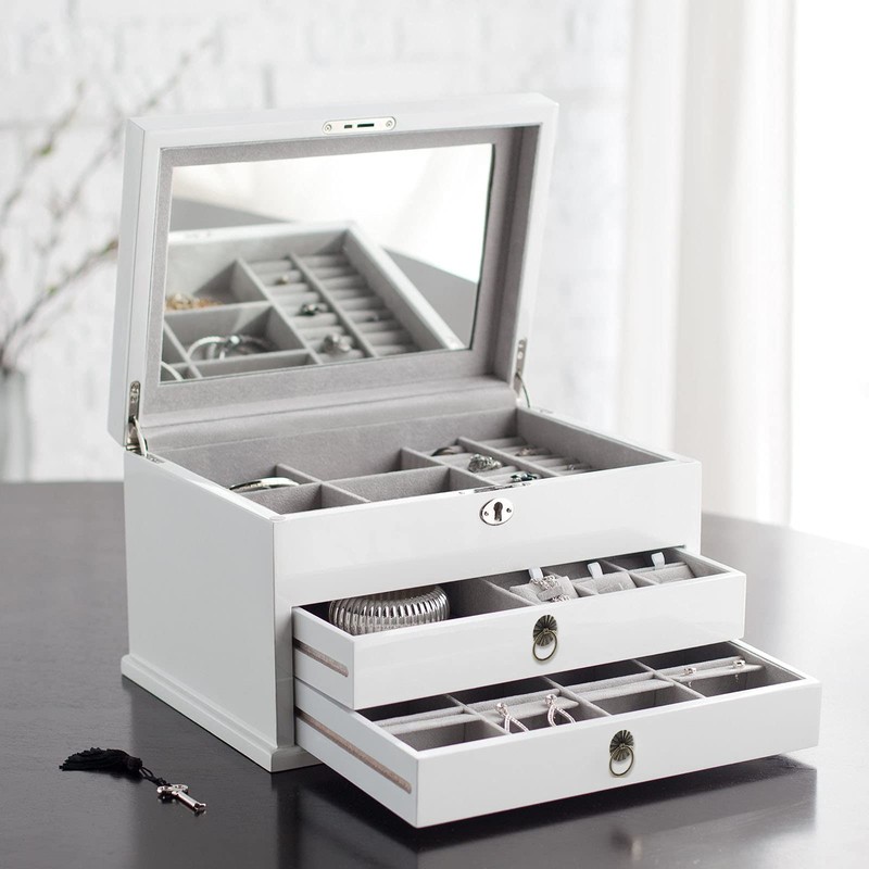 Jiozermi 50 Pcs Mini Pull Handle, Metal Ring Pull Handles,