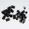Encoidoz 100PCS C9 E17 Replacement Bulb Sockets, C9 Black Socket