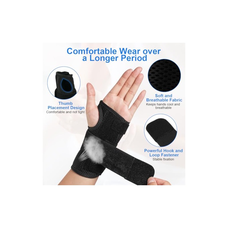 Beugo Carpal Tunnel Wrist Support Brace, Hand Support (Left Hand)