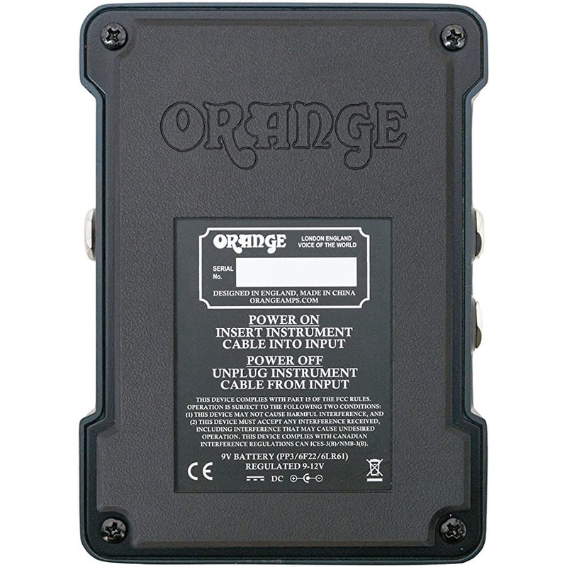 Orange Amp-Detonator Boost EQ Guitar Effects Pedal - Bundle with