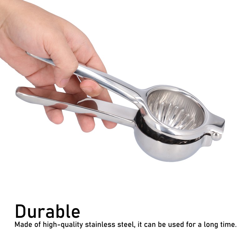 Stainless Steel Fruit Squeezer Manual Mini Lemon Orange Juicer Household