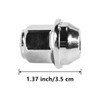 Enwye 10PCS Wheel Nut M14x1.5 Hex 21mm Side 37mm Length
