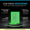 Glow in The Dark Pigment Powder - Neutral and Fluorescent