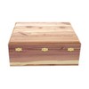 Cedar Essence Sweater/Storage Box with Lid & Dual Clasps UNFINISHED