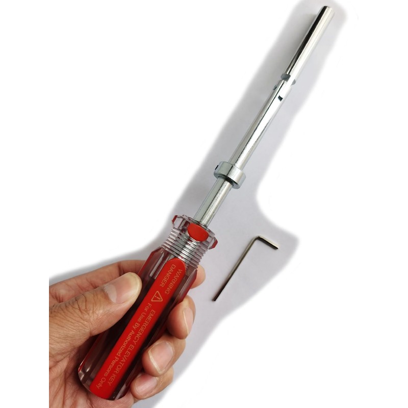 Elevator Door Key Drop Key Solid Carbon Steel with Plastic