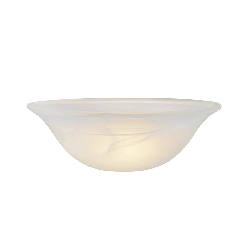 Aspen Creative 23510-11,Alabaster Replacement Glass Shade for Medium Base Socket