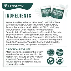 Treeactiv Crepey Skin Repair Treatment, 8oz, Crema Reafirman