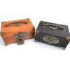 1 Set Jewellery Box Antique Lock Latch Hasp Hinges Handle