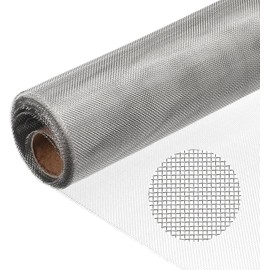 304 Stainless Steel Wire Mesh Roll 1 Metre x 300mm, Rodent mesh/Metal Mesh/Window Screen Mesh, Prevent Mouse Snakes Hornets Rodents Entering,Easy to Cut and Make Straight, Never Rust