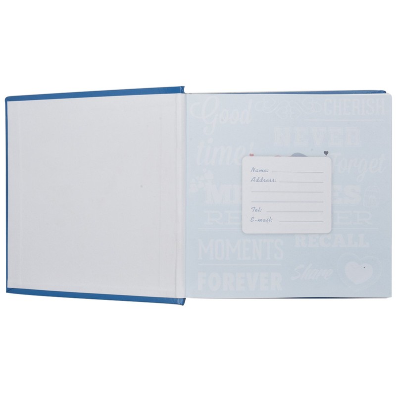 Arpan Blue Memo Slip in Photo Album 10 x 15