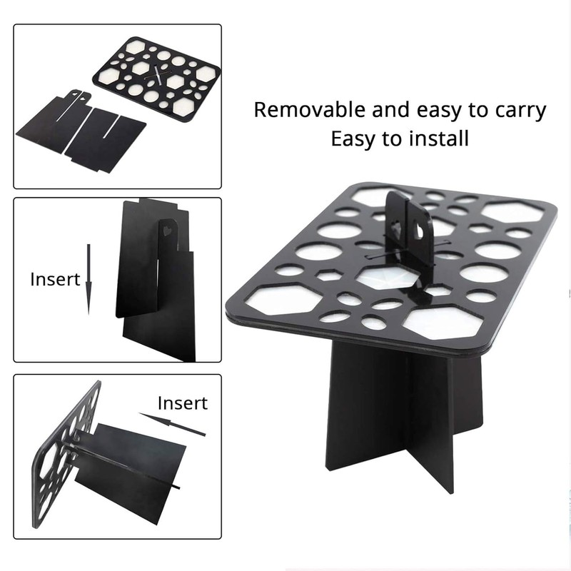 BEAKEY Make up Brush Drying Rack, Collapsible Makeup Brush Holder