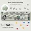 BOYI Jadeite Green Full POM 40gf HiFi Linear Mechanical Switches,5-Pin