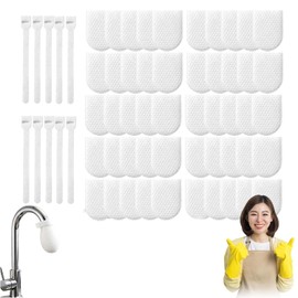 Faucet Filter Cotton Bag, 200Pcs Faucet Filter Bags For Kitchen Sink, Universal Anti-Splash Water Filters For Kitchen & Bathroom, Non-Woven Replaceable Sleeve To Remove Limescale Sand (500pcs)