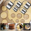 iNeibo Biscuit Cutter Set, Cookie Cutter, Round Shape Circle Scone