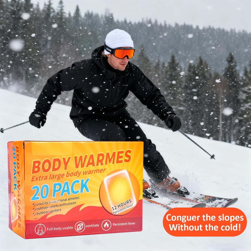 Hand Warmers，Long-Lasting Heat Therapy Patches，Ultra-Thin Discreet Design,Deep Penetrating Warmth,Odorless &