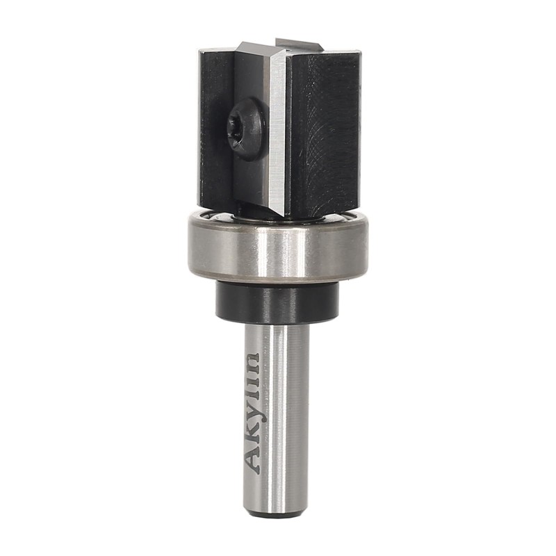 AKYLIN Reversible Plates, Flush Cutter, 8 mm Shank, 4-Sided Interchangeable