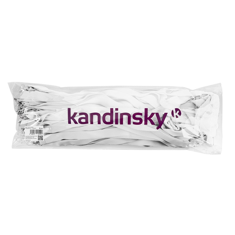 Kandinsky Lanyards Blank with Clasp, 20 mm Width (Pack of