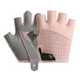 FakeFace Children's Cycling Gloves, Breathable and Cool, Elastic Half Finger Gloves, Cycling Gloves, Protection for Outdoor Cycling, Abrasion-Resistant and Non-Slip