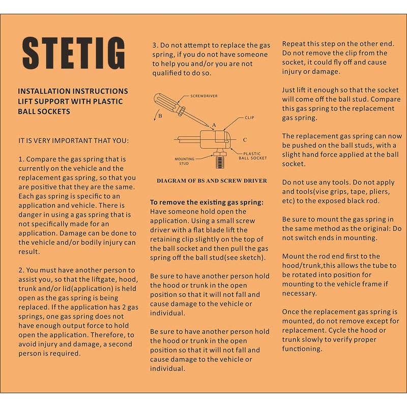 2Pcs Rear Back liftgate tailgate Hatch trunk Struts Lift Supports