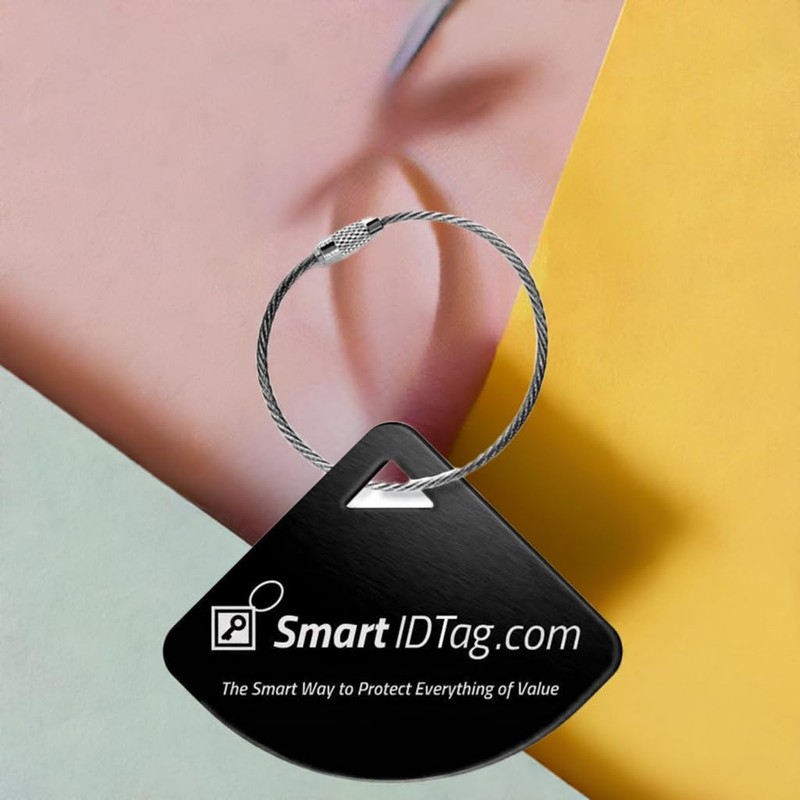 Dynotag® Express Series Solid Metal Web Enabled Smart Bag Tag