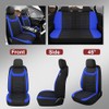 CAROMOP - Fundas transpirables para asiento de auto, asientos completos,