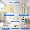 All Metal Shower Head, 10" High Pressure Rainfall/Handheld Shower Combo