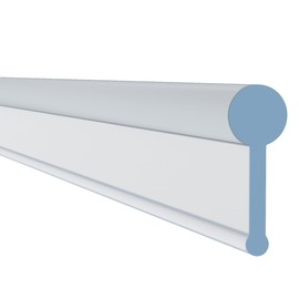 HNNHOME Transparent Folding Glass Bath Shower Screen Door Seal Strip 2 Meter