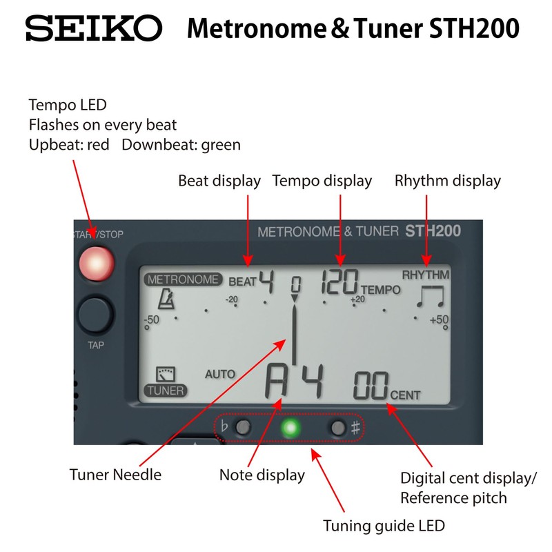 Seiko STH200 Metronome (STH-200B)