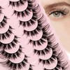 Cat Eye Lashes Wispy False Eyelashes Yasnai Volume Thick Lashes