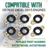 Puruoda Set of 6 Fuel Injector Line Passthrough Seals Compatible