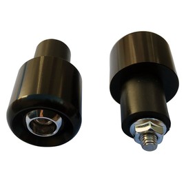 Black 7/8" 22mm Handle Bar End Weights Plugs Grips Cap Sliders for 2004 Suzuki Burgman 650