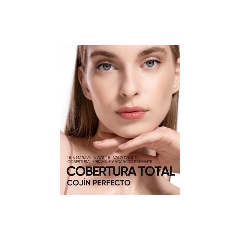 SKINTIFIC Cushion Base Maquillaje Ligero Cobertura Media, Ajuste Perfecto a