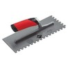 Jagged Trowel with Open Rubiflex Handle Notches Size: 1/8" x