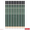 HB Pencils, Pack of 10, ZJax Hexagonal Pencils Eraser Sharpener