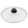 MaxxGoods Safety Glass Lid with Stainless Steel Ring and Lid