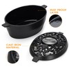 Wood Stove Steamer,2.5Quart Cast Iron Humidifier for Wood Stove,Large Capacity