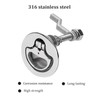 GANGUOLA Heavy Duty 316 Stainless Steel Boat Cam Latch, Marine