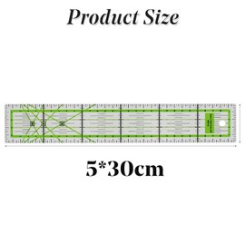 Acrylic Patchwork Ruler Cutting Fabric Tools Garment Ruling Sewing Resistance Ruler Density Rotary Tape Measure Quilting Supplies, Quilting Accessories