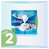Always Infinity Size 2 Feminine Pads with Wings, Super Absorbency,