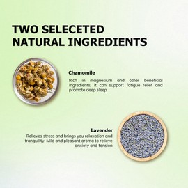 HANFANGLING Camomile and Lavender Tea,2Pcs, Herbal Tea,Helps to Relax,Reduces Anxiety,Improves Digestion,Improves Sleep,Strengthens the Immune System