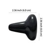 Mushroom Shape Trigger Point Massager Made of Obsidian Gemstone for