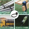 ZUOZ 12BY261 Camping Snap Hook Plastic Buckle Paracord Elastic Rope