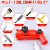 Dhqkqg Multi-Angle Paint Brush Extender Holder, Extension Pole Attachment for